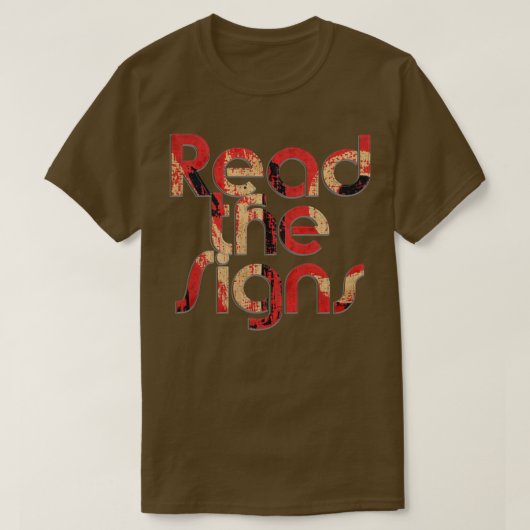 Zeichen 1 lesen T-Shirt (Design vorne)