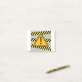 Zeichen 450danger post-it klebezettel (Auf Schreibtisch)