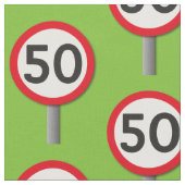 Zeichen 50 stoff (Nahaufnahme)