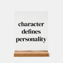 Zeichen Akryllisches Zeichen