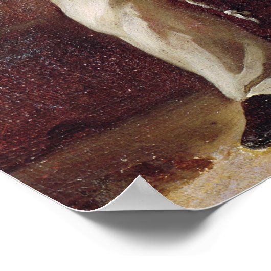 Zeichen aus der Commedia dell'Arte Poster (Ecke)