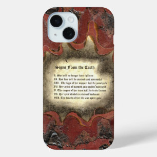 Zeichen aus der Erde iPhone 15 Hülle