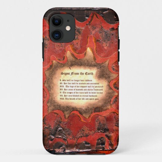 Zeichen aus der Erde Case-Mate iPhone Hülle (Rückseite)