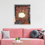 Zeichen aus der Erde Leinwanddruck (Insitu (Wohnzimmer))