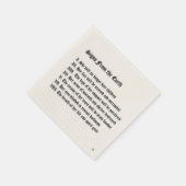 Zeichen aus der Erde Serviette (Ecke)