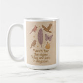 Zeichen aus Geist Kaffeetasse (Links)