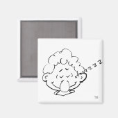 Zeichen bedeutet Schlafgesicht Gesichter Magnet (Vorderseite/Rückseite)