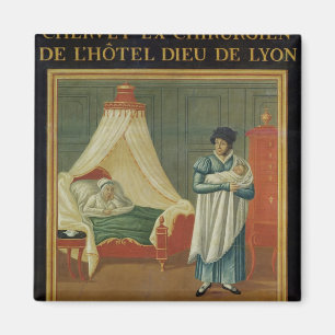 Zeichen, das die Services einer Hebamme annonciert Magnet