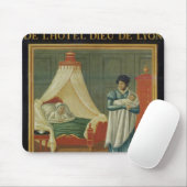 Zeichen, das die Services einer Hebamme annonciert Mousepad (Mit Mouse)