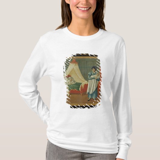 Zeichen, das die Services einer Hebamme annonciert T-Shirt (Vorderseite)