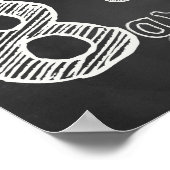 Zeichen der achten Klasse Poster (Ecke)