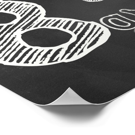 Zeichen der achten Klasse Poster (Ecke)