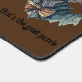 Zeichen der Alice im Wunderland (bearbeitbarer Tex Schreibtischunterlage (Ecke)