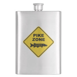 Zeichen der Fangzone Flachmann