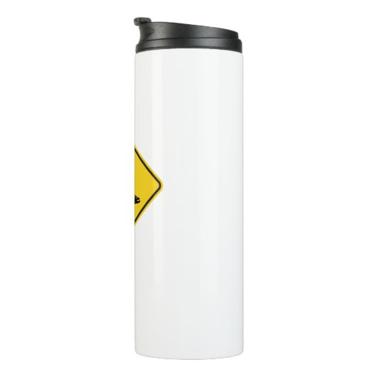 Zeichen der Fangzone Thermosbecher (Nach rechts gedreht)