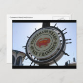 Zeichen der Fischerei Postkarte (Vorne/Hinten)