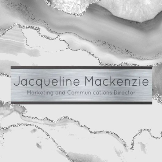 Zeichen der Führungskraft des Mitarbeiters an der Türschild