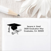 Zeichen der Graduierungspartei geben das Adresseti (Insitu)