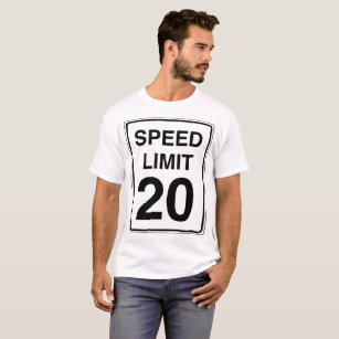 Zeichen der Höchstgeschwindigkeits-20 T-Shirt