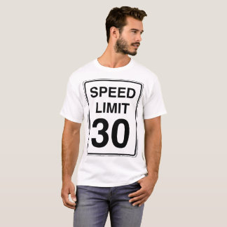 Zeichen der Höchstgeschwindigkeits-30 T-Shirt