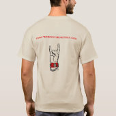 Zeichen der Hörner langen Ärmel T-Shirt (Rückseite)