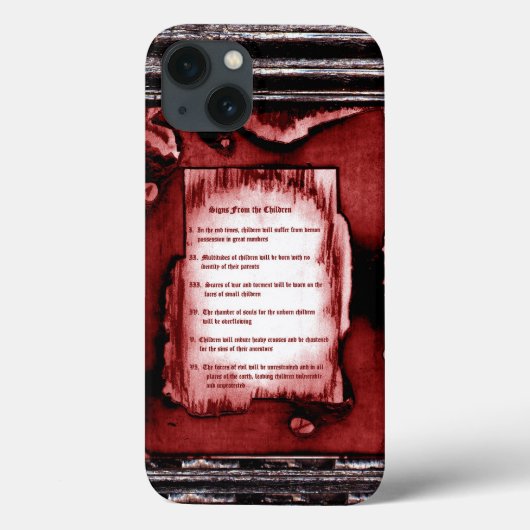 Zeichen der Kinder Case-Mate iPhone Hülle (Rückseite)