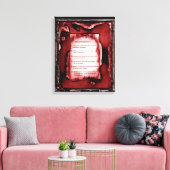 Zeichen der Kinder Leinwanddruck (Insitu (Wohnzimmer))