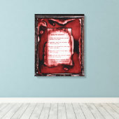 Zeichen der Kinder Leinwanddruck (Insitu (Holzboden))