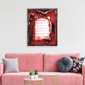 Zeichen der Kinder Leinwanddruck (Insitu (Wohnzimmer))