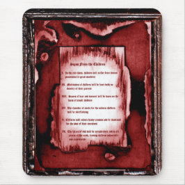 Zeichen der Kinder Mousepad