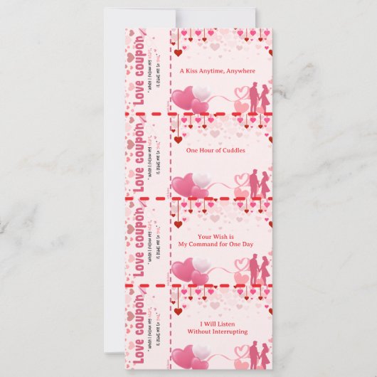 Zeichen der Liebe Feiertagskarte (Vorderseite)