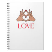 Zeichen der Liebe Notizblock (Vorderseite)