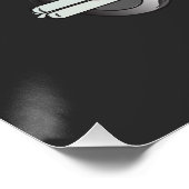 Zeichen der Motorradgemeinschaft Poster (Ecke)