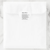 Zeichen der Schönheit Herz-Aufkleber (Tasche)
