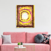 Zeichen der Schönheit Leinwanddruck (Insitu (Wohnzimmer))