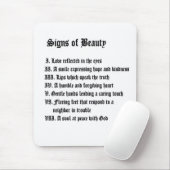 Zeichen der Schönheit Mousepad (Mit Mouse)