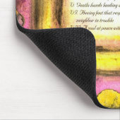 Zeichen der Schönheit Mousepad (Ecke)