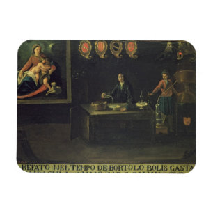 Zeichen der venezianischen Innung der Apotheker, Magnet