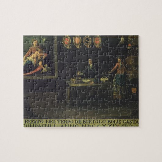 Zeichen der venezianischen Innung der Apotheker, Puzzle (Horizontal)