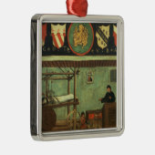 Zeichen der venezianischen Innung der Weber Silbernes Ornament (Rechts)
