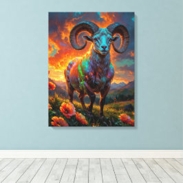 Zeichen der Zodiaka - Äries Leinwanddruck