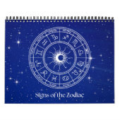 Zeichen der Zodiakalbilder mit Sternen Kalender (Titelbild)