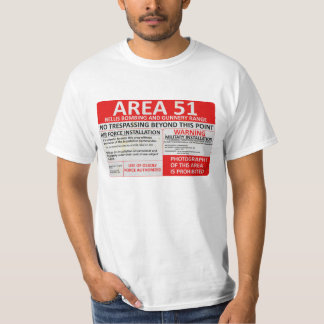 Zeichen des Bereichs-51 T-Shirt