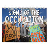 Zeichen des Beruf protestiert Kalender (Titelbild)