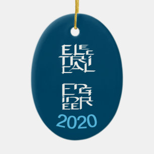 Zeichen des Elektroingenieurs Keramik Ornament