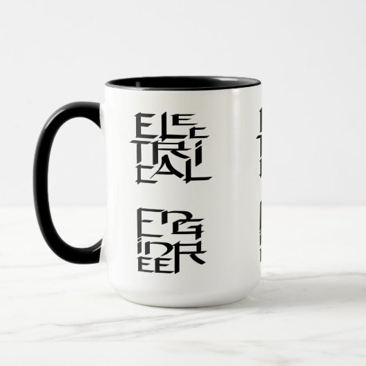 Zeichen des Elektroingenieurs Tasse (Links)