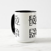 Zeichen des Elektroingenieurs Tasse (Vorderseite Links)