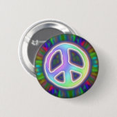 Zeichen des Friedens - Pastelle Button (Vorne & Hinten)