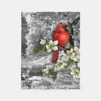 Zeichen des Frühlinges Fleecedecke