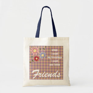 Zeichen des Frühlings-Freundschafts-Geschenks Tragetasche
